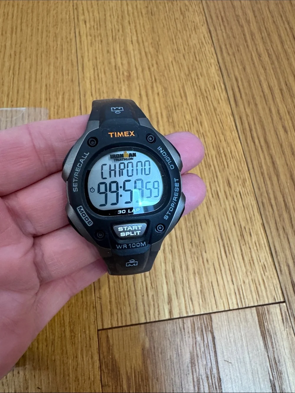 NEW Black Timex Ironman Digital Sports Watch FS 30